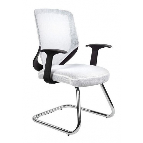 MOBI SKID krzesło konferencyjne białe